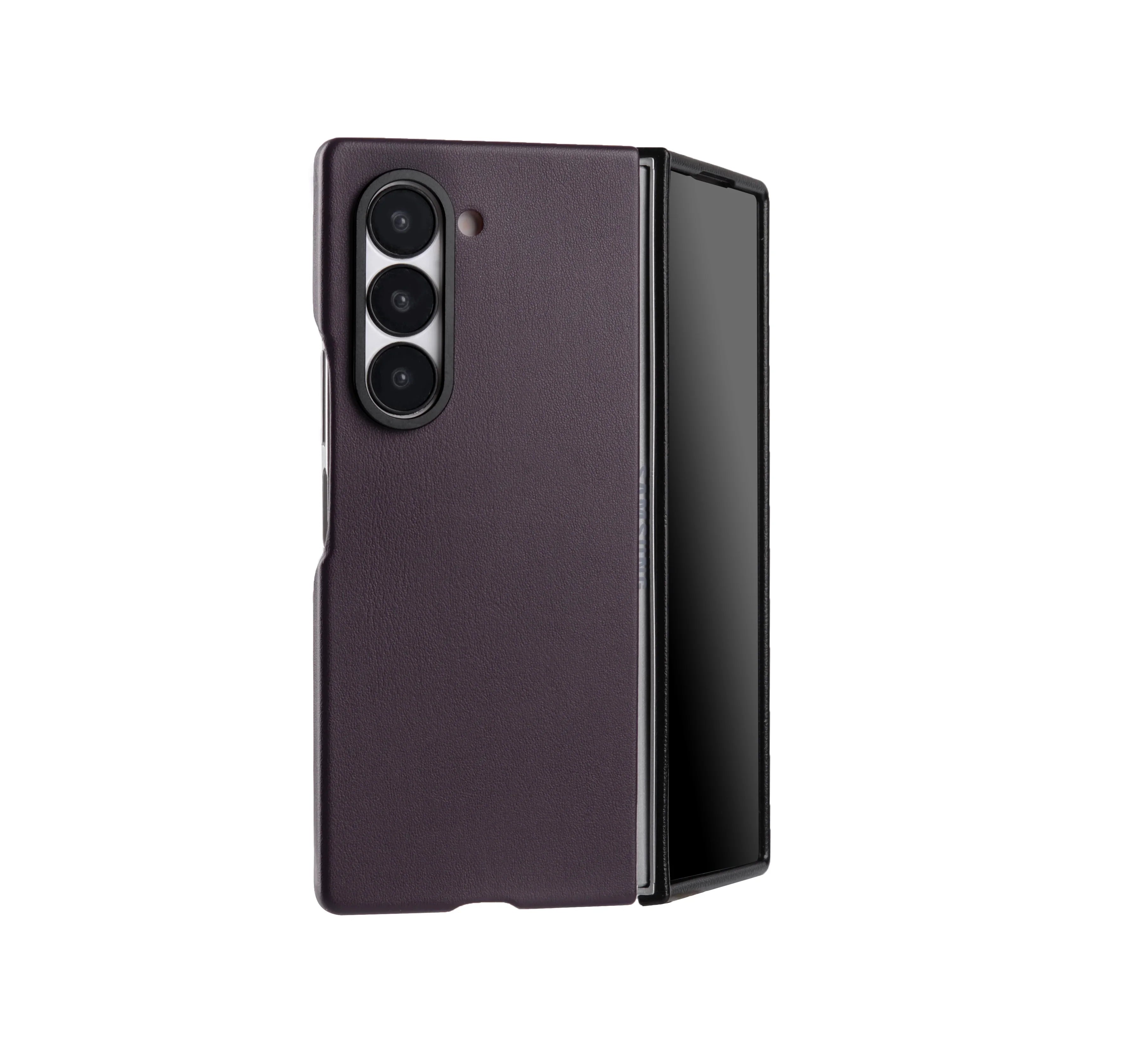 Melkco Galaxy Z Fold6 Origin Series PU Leather Regal Snap Cover - Dark Purple - Tashqila Melkco Galaxy Z Fold6 Origin Series PU Leather Regal Snap Cover - Dark Purple - Tashqila